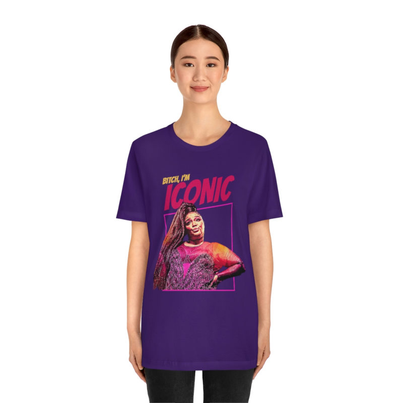 Lizzo, Bitch I'm Iconic - Bella+Canvas Unisex Jersey Short Sleeve T-Shirt - Image 23