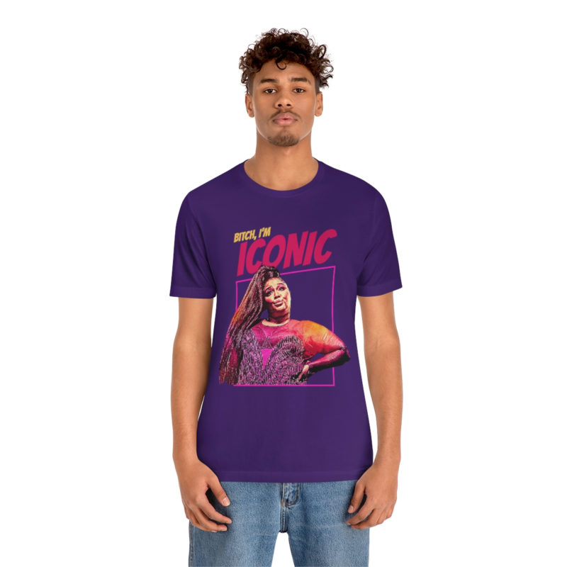 Lizzo, Bitch I'm Iconic - Bella+Canvas Unisex Jersey Short Sleeve T-Shirt - Image 24