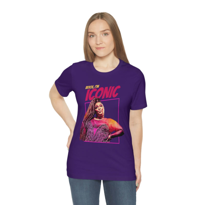 Lizzo, Bitch I'm Iconic - Bella+Canvas Unisex Jersey Short Sleeve T-Shirt - Image 25