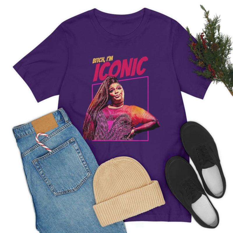 Lizzo, Bitch I'm Iconic - Bella+Canvas Unisex Jersey Short Sleeve T-Shirt - Image 28