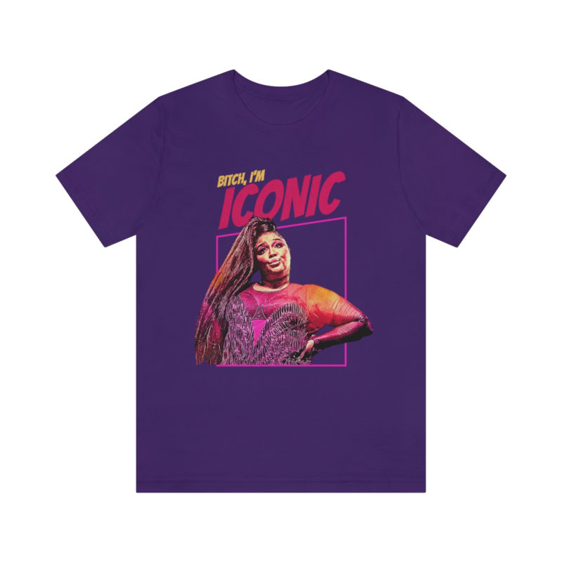 Lizzo, Bitch I'm Iconic - Bella+Canvas Unisex Jersey Short Sleeve T-Shirt - Image 21
