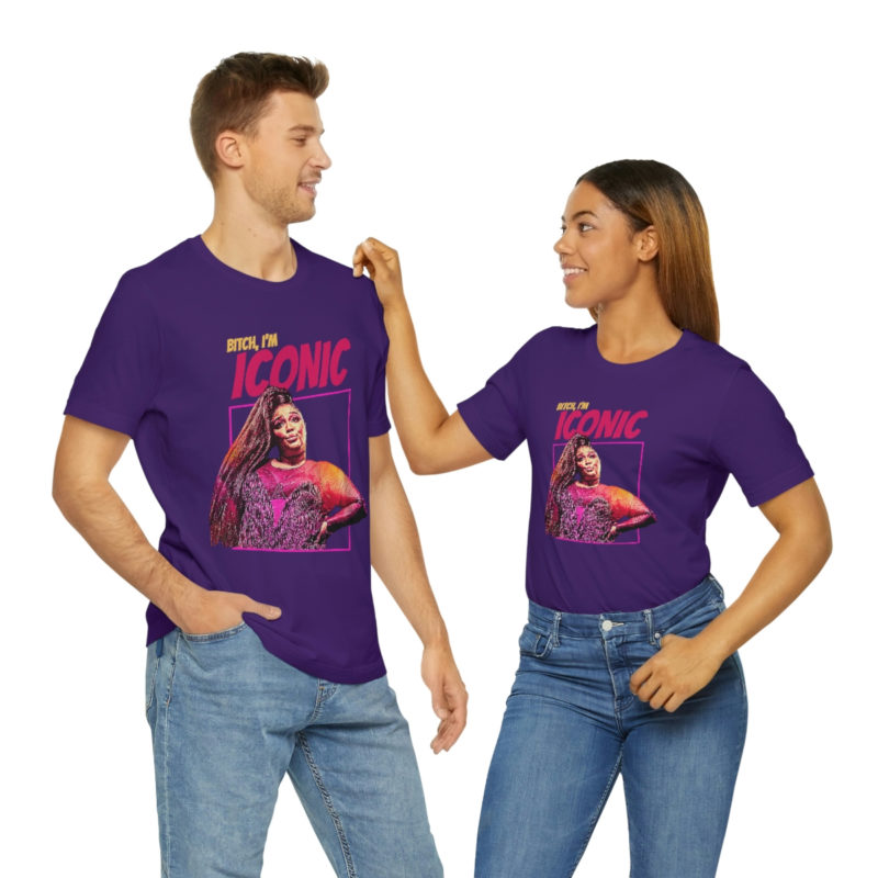 Lizzo, Bitch I'm Iconic - Bella+Canvas Unisex Jersey Short Sleeve T-Shirt - Image 30