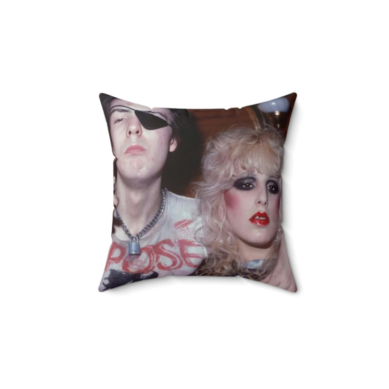 Sid and Nancy Spun Polyester Square Pillow