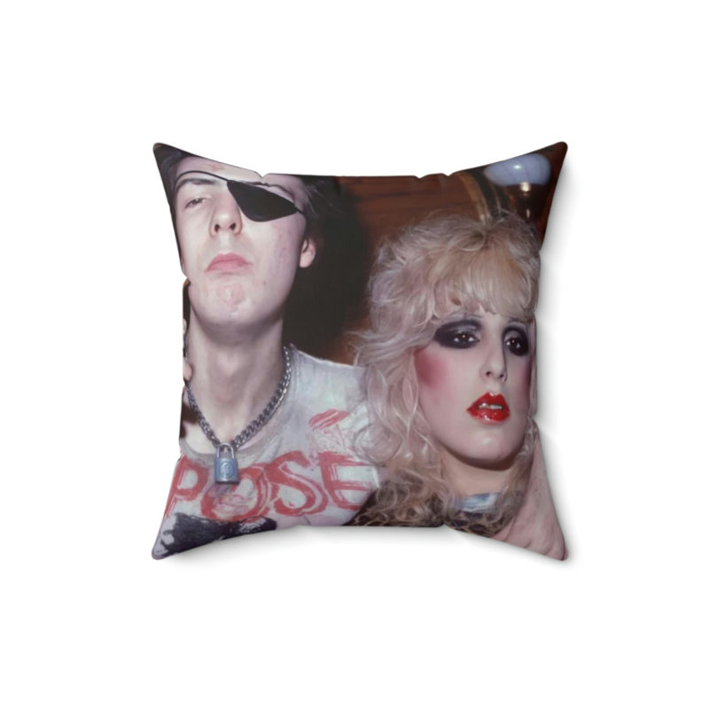 Sid and Nancy Spun Polyester Square Pillow - Image 4