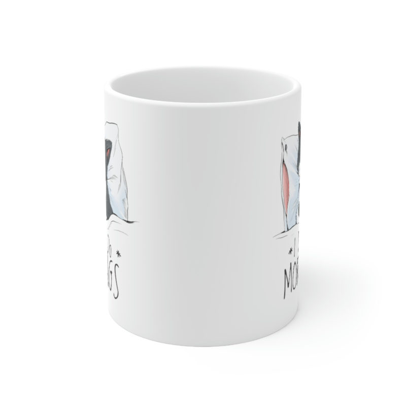 Sleepy Cat - I Don't Do Mornings Ceramic Mug 11oz - Image 2