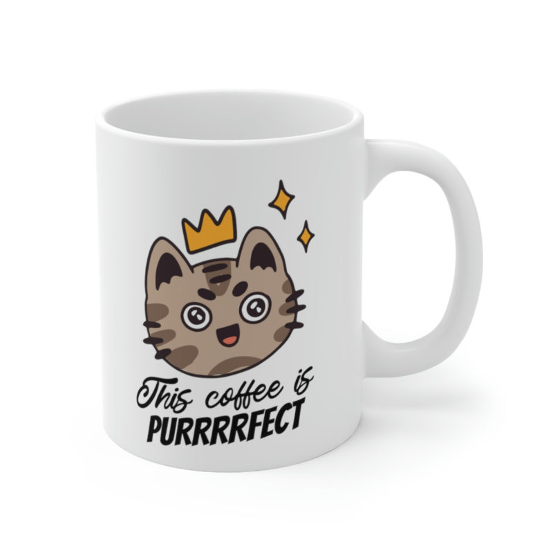 This Coffee Is Purrrrfect | Cute Cat Ceramic Mug 11oz