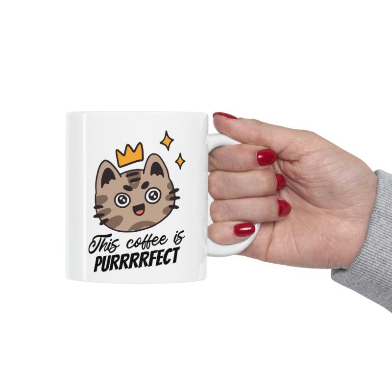 This Coffee Is Purrrrfect | Cute Cat Ceramic Mug 11oz - Image 7
