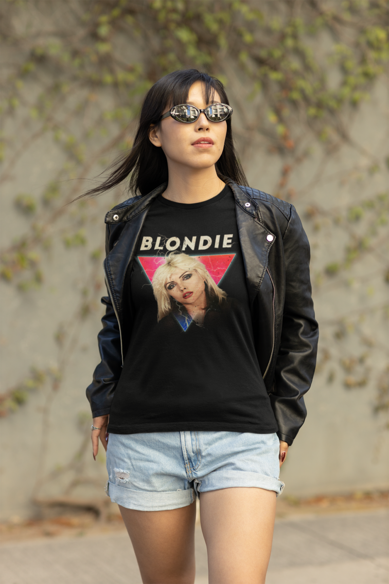 Retro Vintage Style Blondie Unisex Jersey Short Sleeve Tee - Image 2