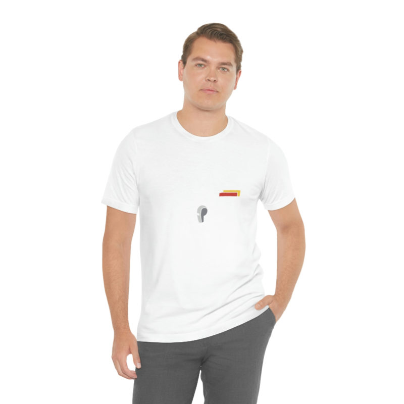 Black soccer referee costume with a whistle and cards Unisex Jersey T-Shirt - Image 14