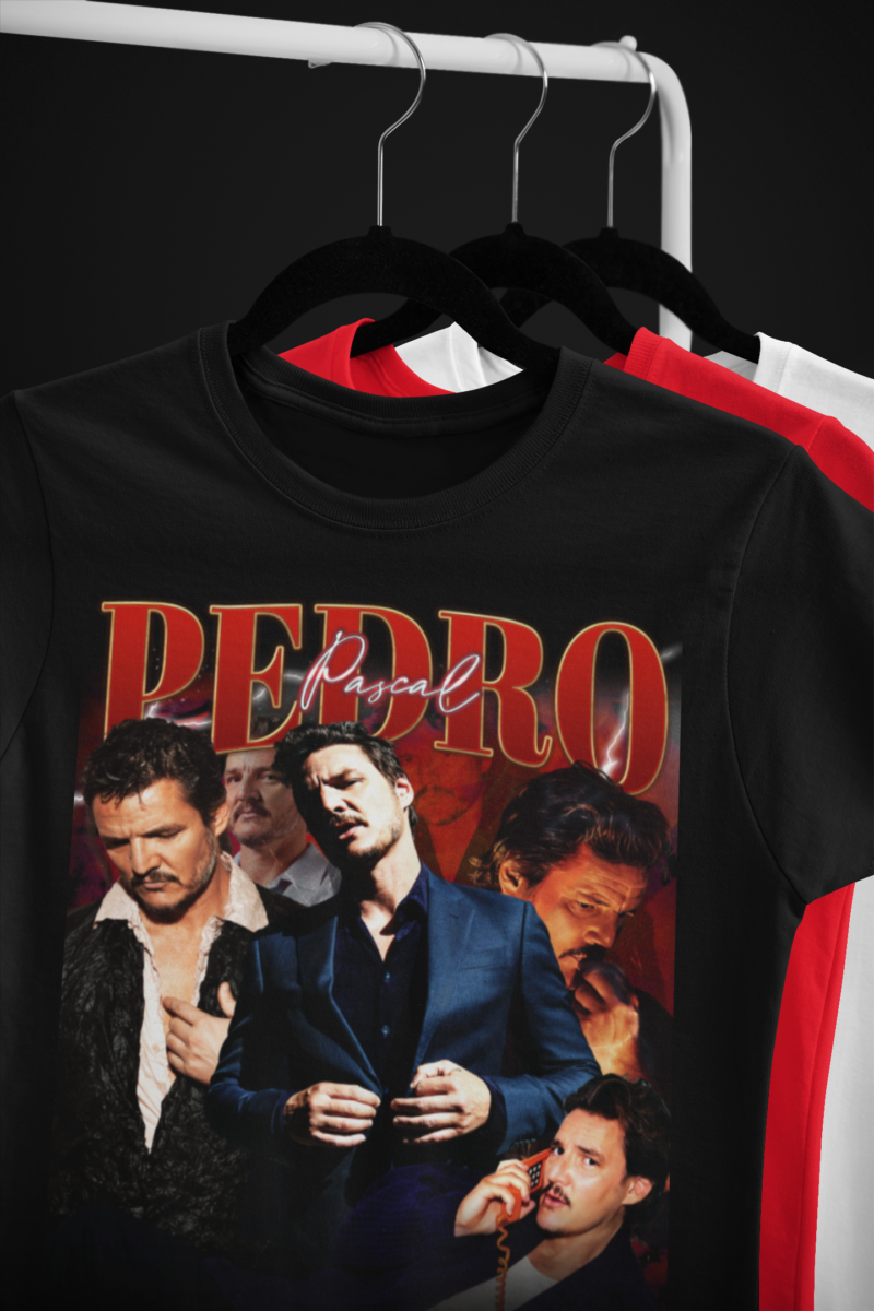 Bootleg Vintage Inspired Pedro Pascal in 90's/Y2K Style T-shirt,  Pedro Pascal Sexy Jersey Bella + Canvas Fan T-shirt | - Image 4