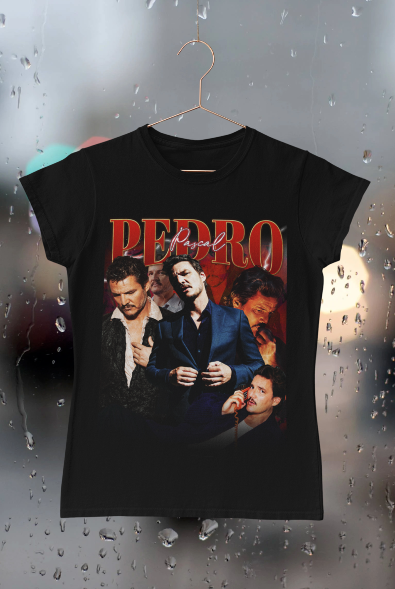 Bootleg Vintage Inspired Pedro Pascal in 90's/Y2K Style T-shirt,  Pedro Pascal Sexy Jersey Bella + Canvas Fan T-shirt |