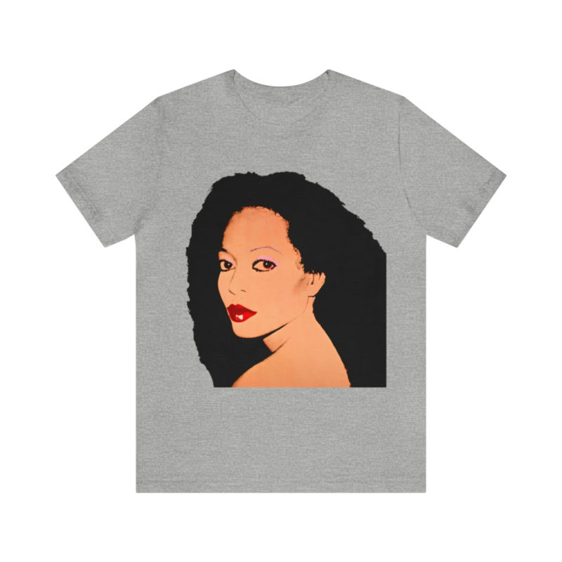 Diana Ross Silk Electric Cover Unisex Tee | Multiple Colors and Sizes | Diana Ross Warhol Art T-Shirt - Image 38