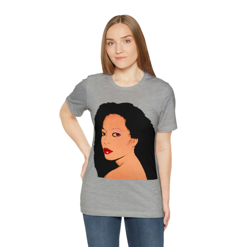 Diana Ross Silk Electric Cover Unisex Tee | Multiple Colors and Sizes | Diana Ross Warhol Art T-Shirt - Image 42