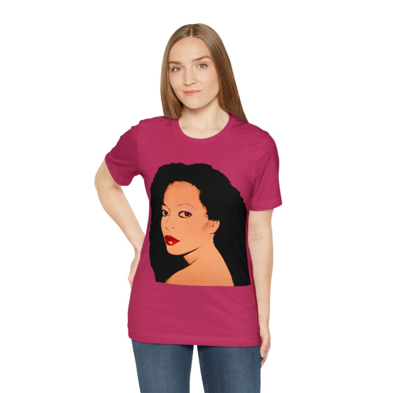 Diana Ross Silk Electric Cover Unisex Tee | Multiple Colors and Sizes | Diana Ross Warhol Art T-Shirt - Image 78