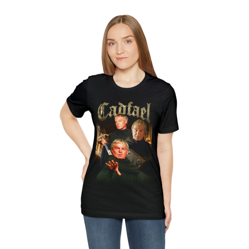 Cadfael Bootleg Style Unisex Jersey Short Sleeve Tee , 1990s Y2K Style Shirt, Limited Edition Cadfael Merch - Image 3