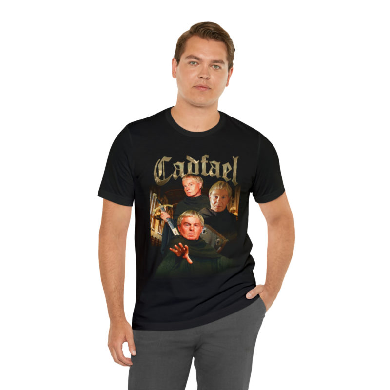 Cadfael Bootleg Style Unisex Jersey Short Sleeve Tee , 1990s Y2K Style Shirt, Limited Edition Cadfael Merch - Image 4