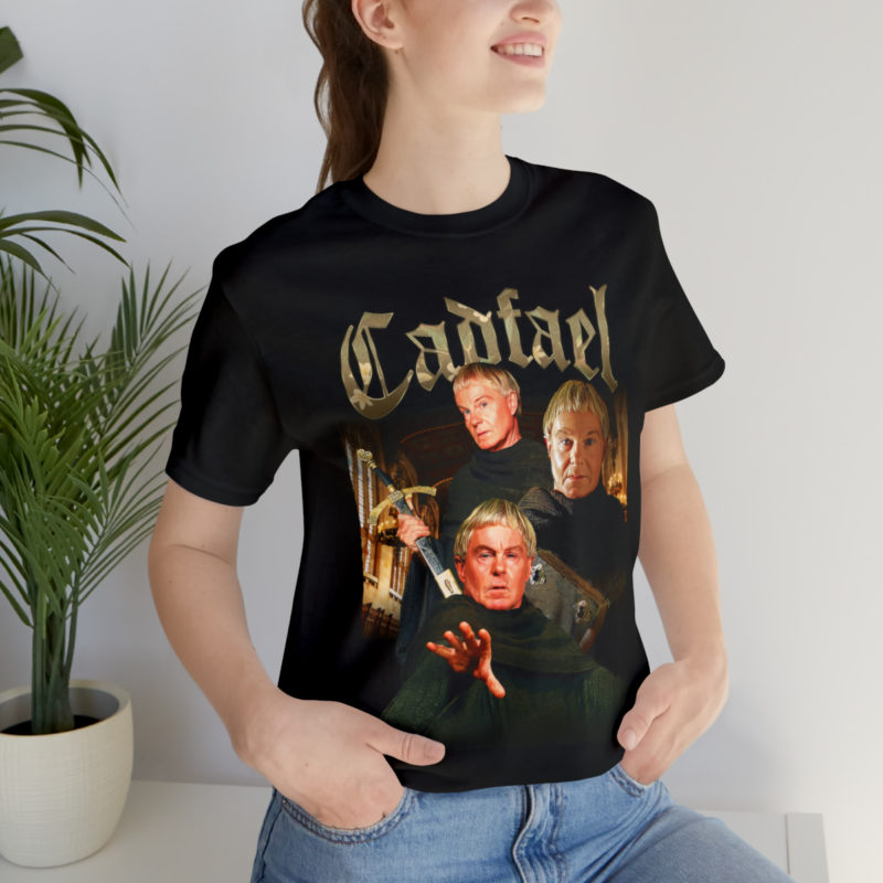 Cadfael Bootleg Style Unisex Jersey Short Sleeve Tee , 1990s Y2K Style Shirt, Limited Edition Cadfael Merch - Image 2