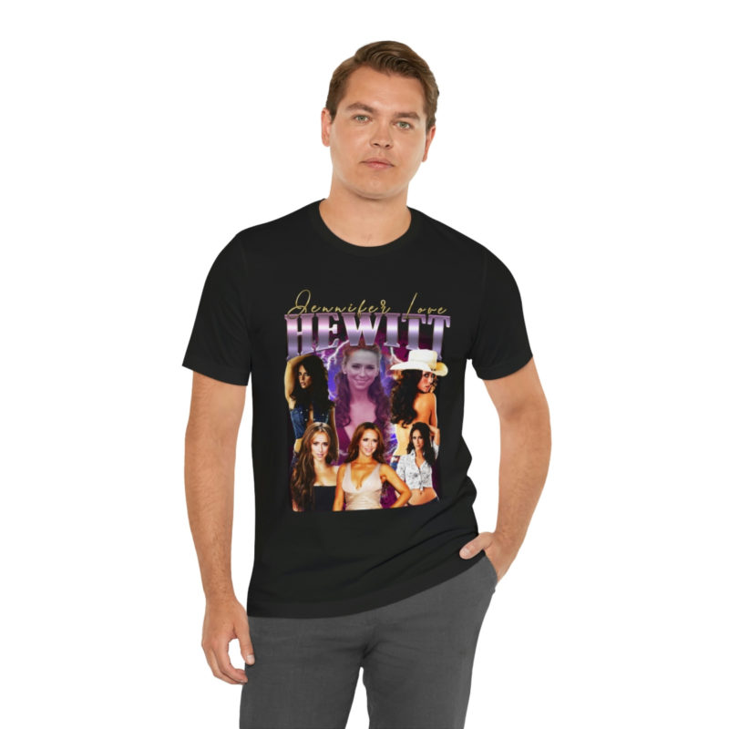 Bootleg Jennifer Love Hewitt T-Shirt | Late 90's Early 2000's Unisex Tee | Y2k Fan T-Shirt - Image 7