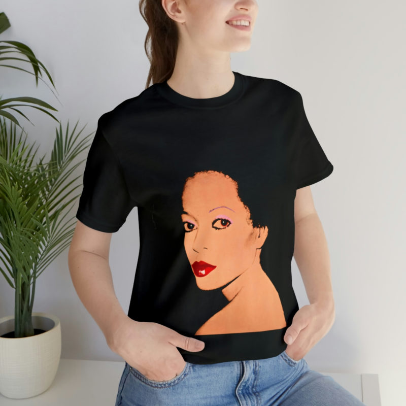 Diana Ross Silk Electric Cover Unisex Tee | Multiple Colors and Sizes | Diana Ross Warhol Art T-Shirt