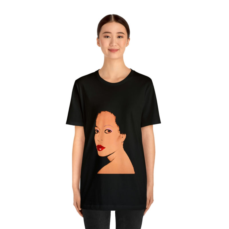 Diana Ross Silk Electric Cover Unisex Tee | Multiple Colors and Sizes | Diana Ross Warhol Art T-Shirt - Image 4