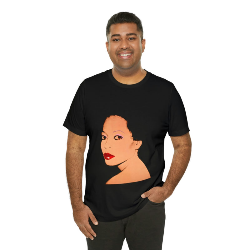 Diana Ross Silk Electric Cover Unisex Tee | Multiple Colors and Sizes | Diana Ross Warhol Art T-Shirt - Image 9