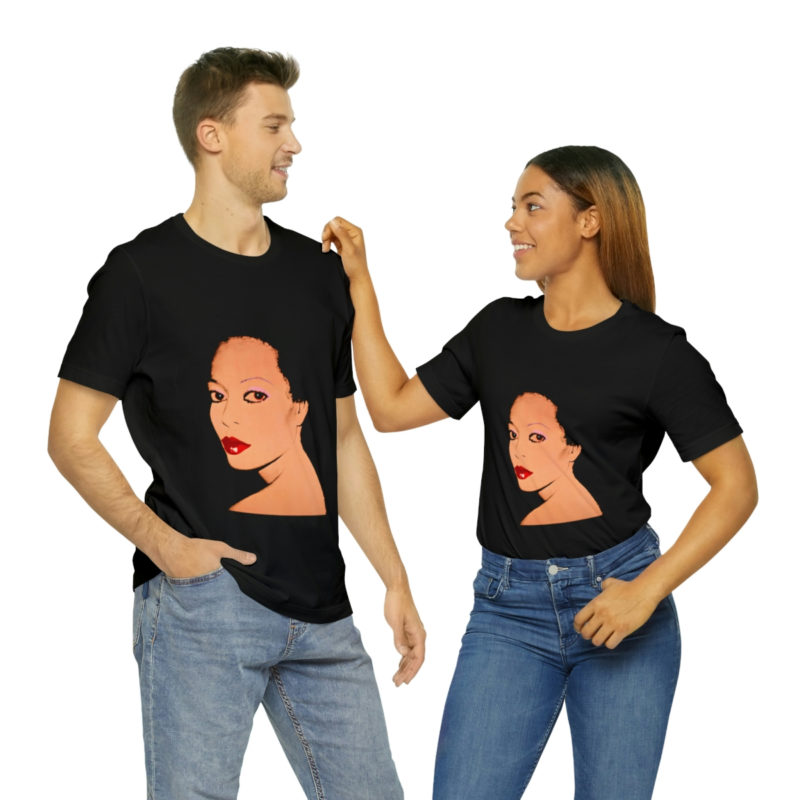 Diana Ross Silk Electric Cover Unisex Tee | Multiple Colors and Sizes | Diana Ross Warhol Art T-Shirt - Image 10