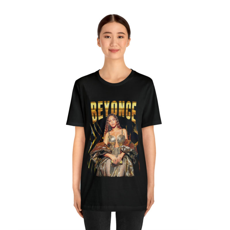 Beyonce Gold Unisex Jersey Short Sleeve Tour T-Shirt - Image 4