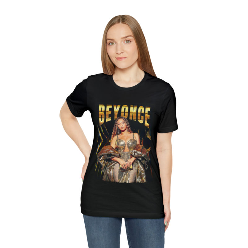 Beyonce Gold Unisex Jersey Short Sleeve Tour T-Shirt - Image 6
