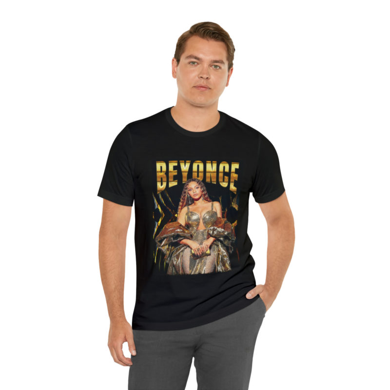 Beyonce Gold Unisex Jersey Short Sleeve Tour T-Shirt - Image 7