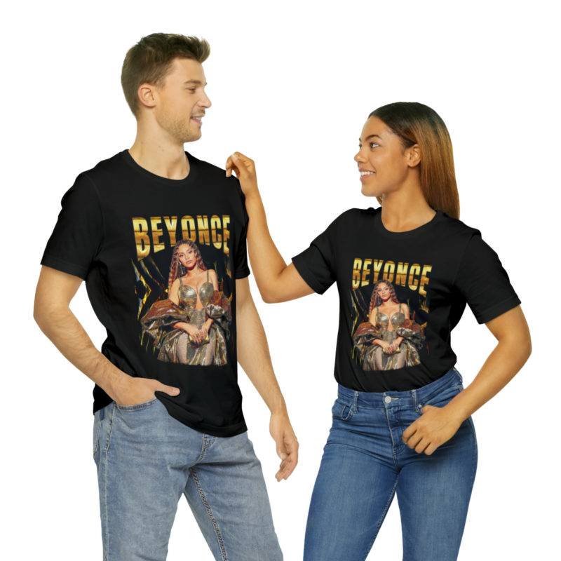 Beyonce Gold Unisex Jersey Short Sleeve Tour T-Shirt - Image 10