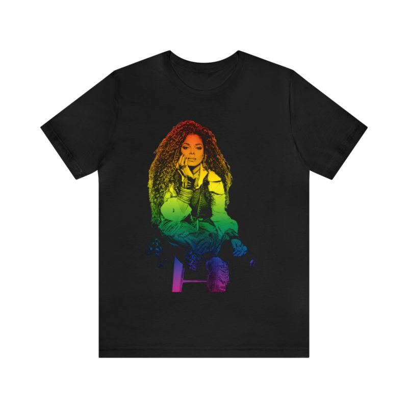 Janet Jackson LGBTQ PRIDE Unisex Jersey Short Sleeve Tee