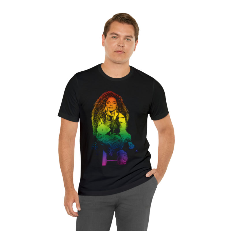 Janet Jackson LGBTQ PRIDE Unisex Jersey Short Sleeve Tee - Image 6