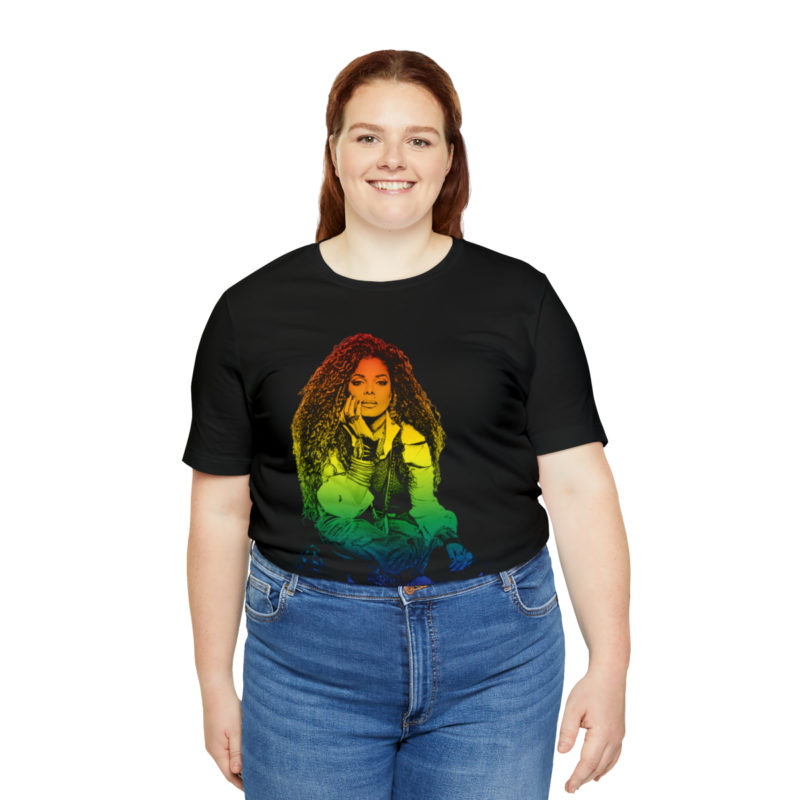 Janet Jackson LGBTQ PRIDE Unisex Jersey Short Sleeve Tee - Image 7