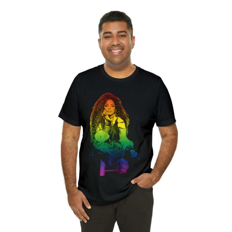 Janet Jackson LGBTQ PRIDE Unisex Jersey Short Sleeve Tee - Image 8