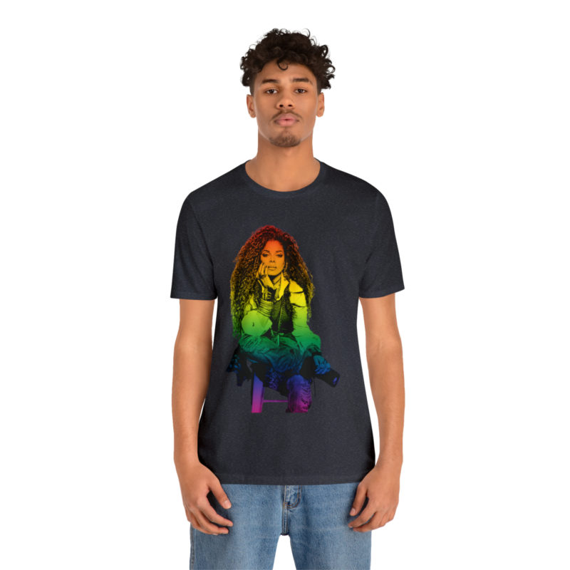 Janet Jackson LGBTQ PRIDE Unisex Jersey Short Sleeve Tee - Image 76