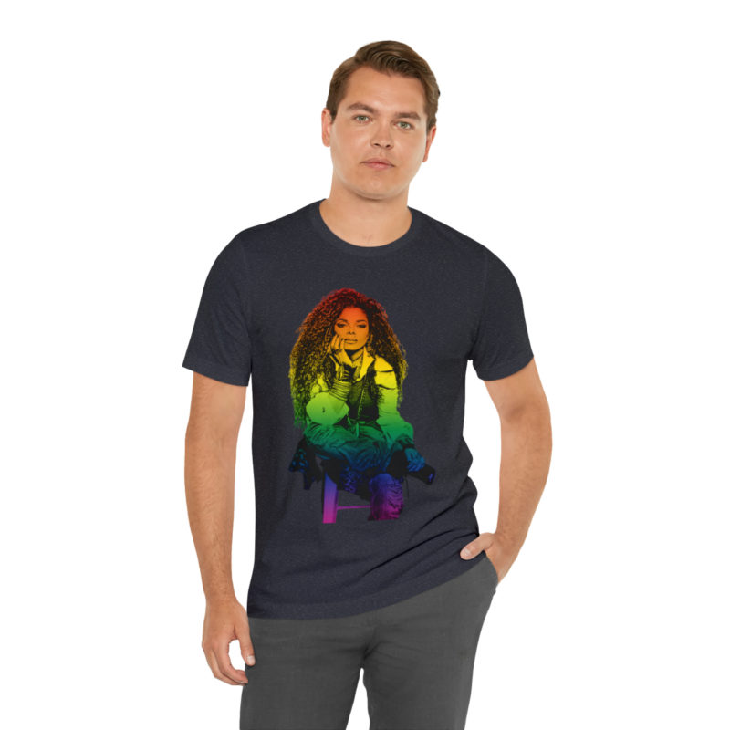 Janet Jackson LGBTQ PRIDE Unisex Jersey Short Sleeve Tee - Image 78