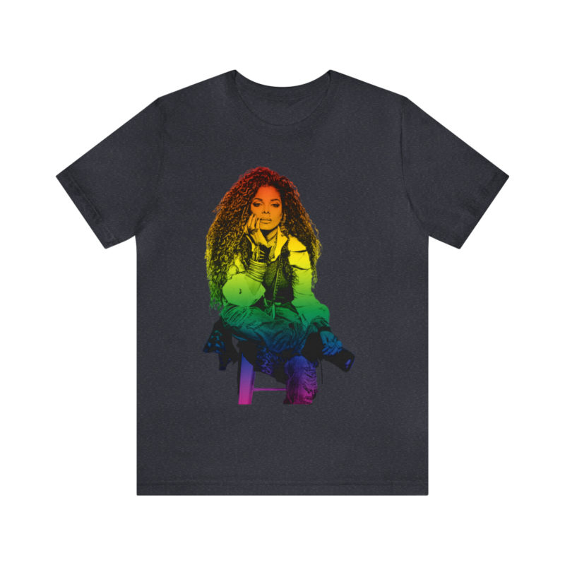 Janet Jackson LGBTQ PRIDE Unisex Jersey Short Sleeve Tee - Image 73