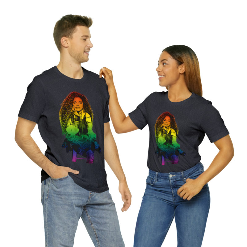 Janet Jackson LGBTQ PRIDE Unisex Jersey Short Sleeve Tee - Image 82