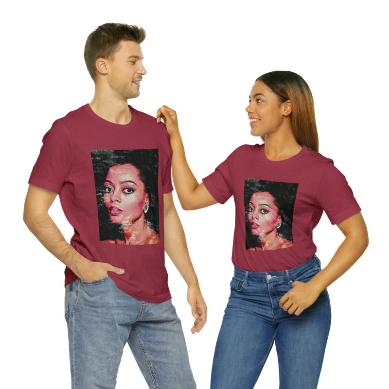 Vintage Style Diana Ross Unisex Jersey Tee - Image 70