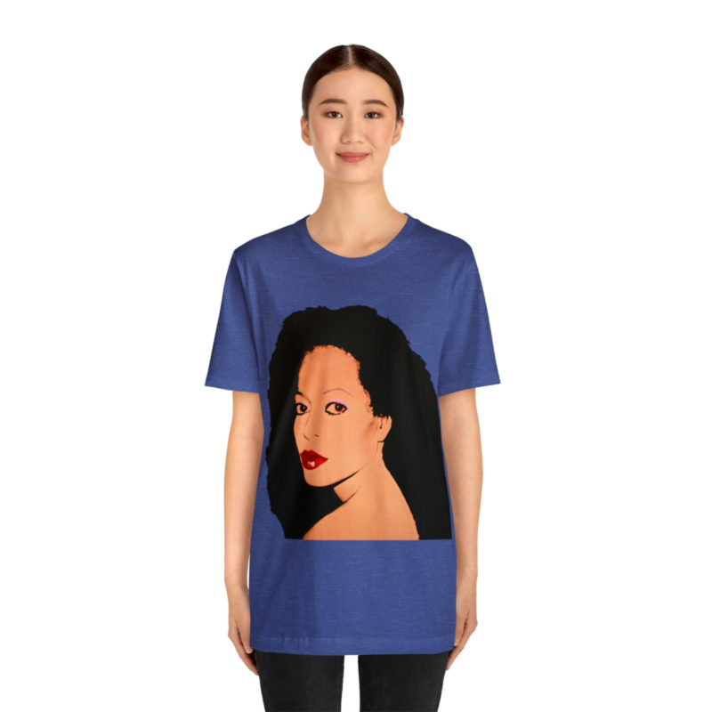 Diana Ross Silk Electric Cover Unisex Tee | Multiple Colors and Sizes | Diana Ross Warhol Art T-Shirt - Image 64
