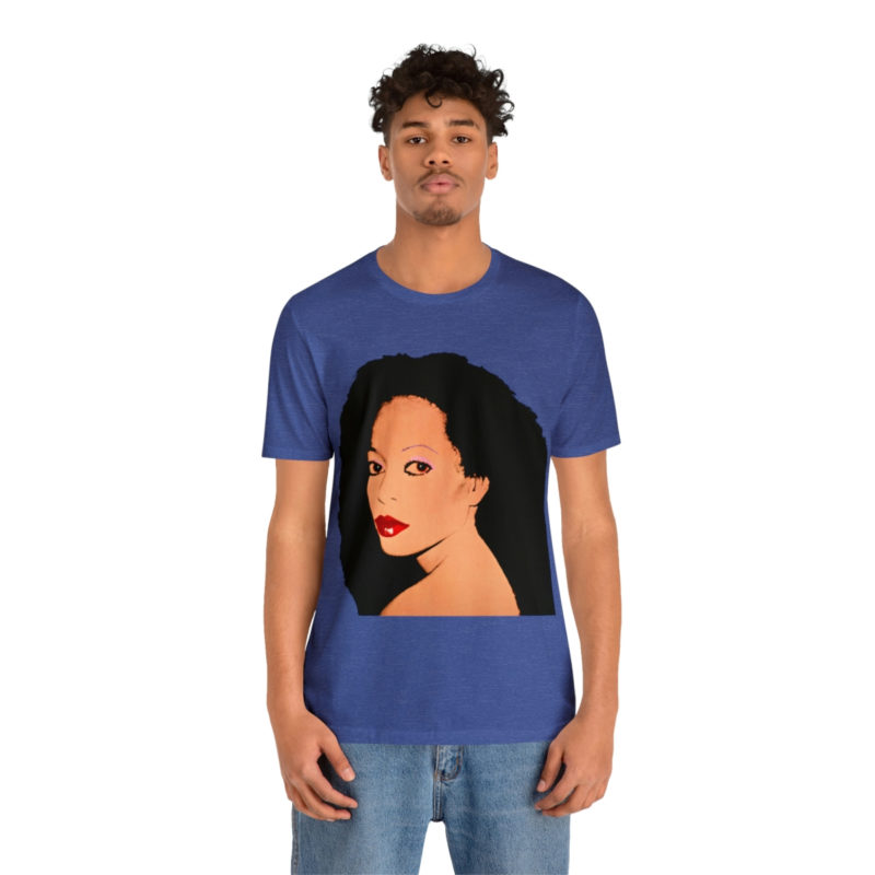 Diana Ross Silk Electric Cover Unisex Tee | Multiple Colors and Sizes | Diana Ross Warhol Art T-Shirt - Image 65