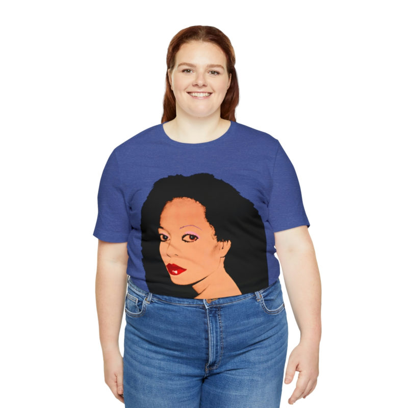 Diana Ross Silk Electric Cover Unisex Tee | Multiple Colors and Sizes | Diana Ross Warhol Art T-Shirt - Image 68