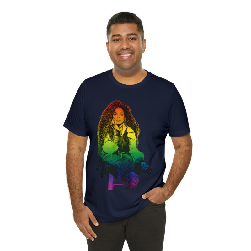 Janet Jackson LGBTQ PRIDE Unisex Jersey Short Sleeve Tee - Image 92