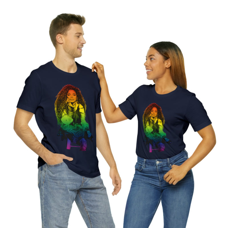 Janet Jackson LGBTQ PRIDE Unisex Jersey Short Sleeve Tee - Image 94