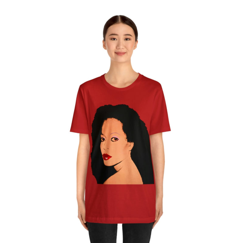 Diana Ross Silk Electric Cover Unisex Tee | Multiple Colors and Sizes | Diana Ross Warhol Art T-Shirt - Image 88