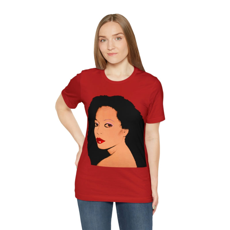 Diana Ross Silk Electric Cover Unisex Tee | Multiple Colors and Sizes | Diana Ross Warhol Art T-Shirt - Image 90