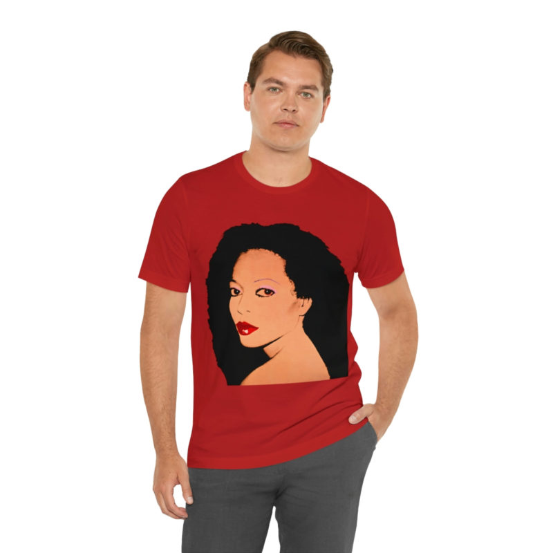 Diana Ross Silk Electric Cover Unisex Tee | Multiple Colors and Sizes | Diana Ross Warhol Art T-Shirt - Image 91
