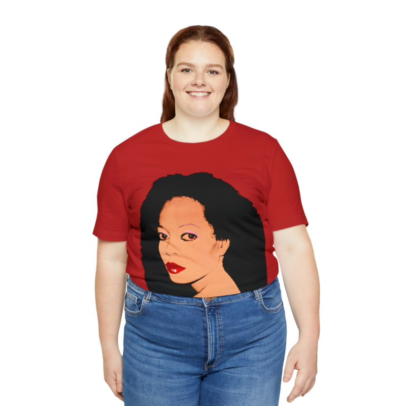 Diana Ross Silk Electric Cover Unisex Tee | Multiple Colors and Sizes | Diana Ross Warhol Art T-Shirt - Image 92