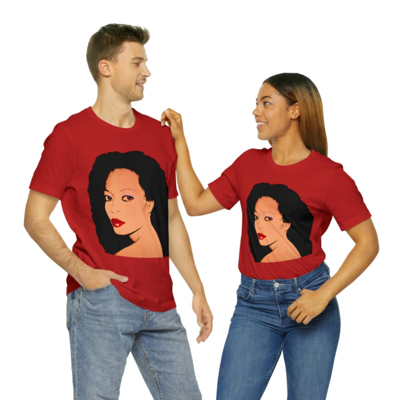 Diana Ross Silk Electric Cover Unisex Tee | Multiple Colors and Sizes | Diana Ross Warhol Art T-Shirt - Image 94