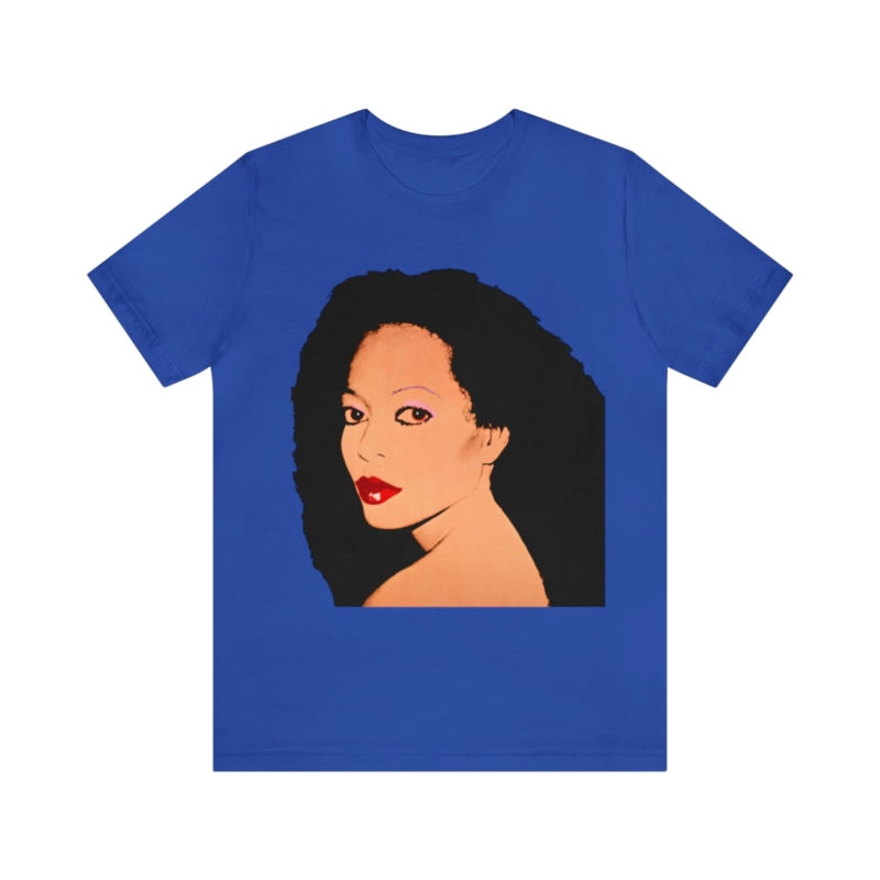 Diana Ross Silk Electric Cover Unisex Tee | Multiple Colors and Sizes | Diana Ross Warhol Art T-Shirt - Image 50